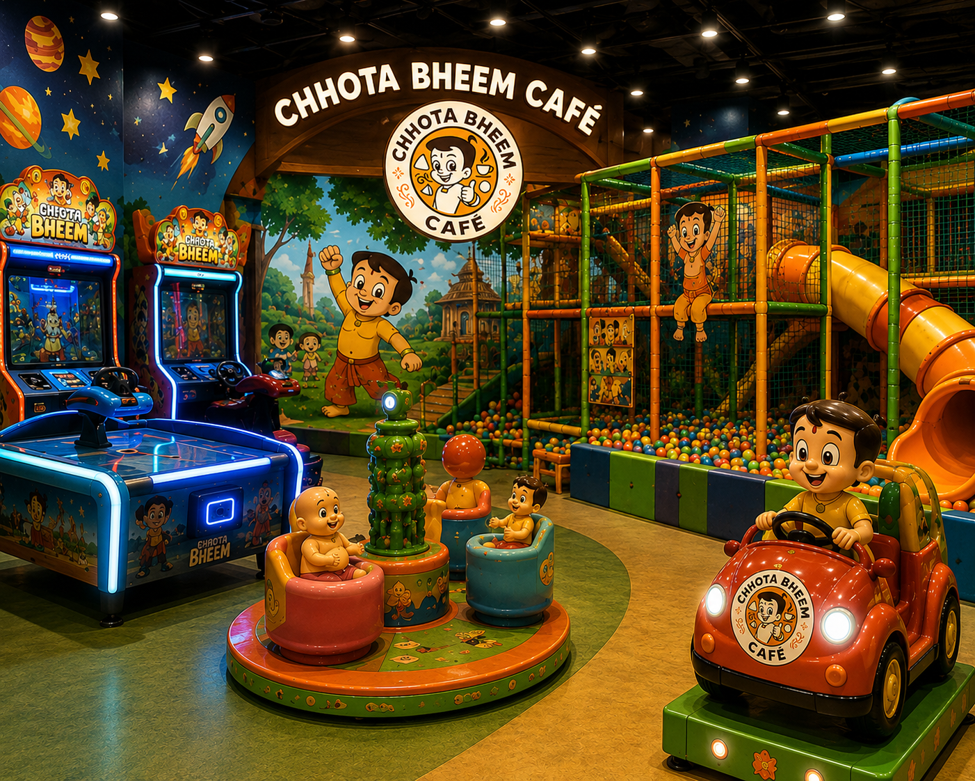 Kids enjoying